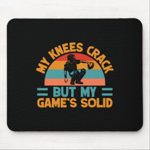 Softll Catcher My Knees Crack Softll Mom _1  Mouse Mat