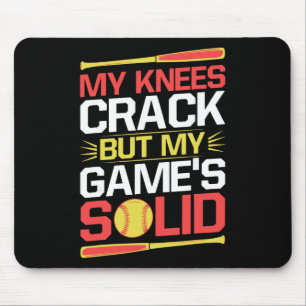 Softll Catcher My Knees Crack Softll Mom  Mouse Mat