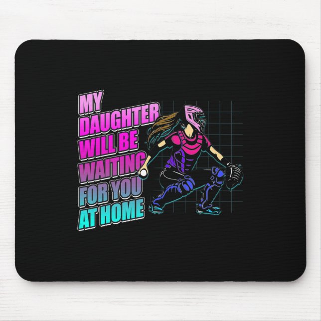 Softll Catcher Proud Parents Funny Saying Fierce P Mouse Mat (Front)