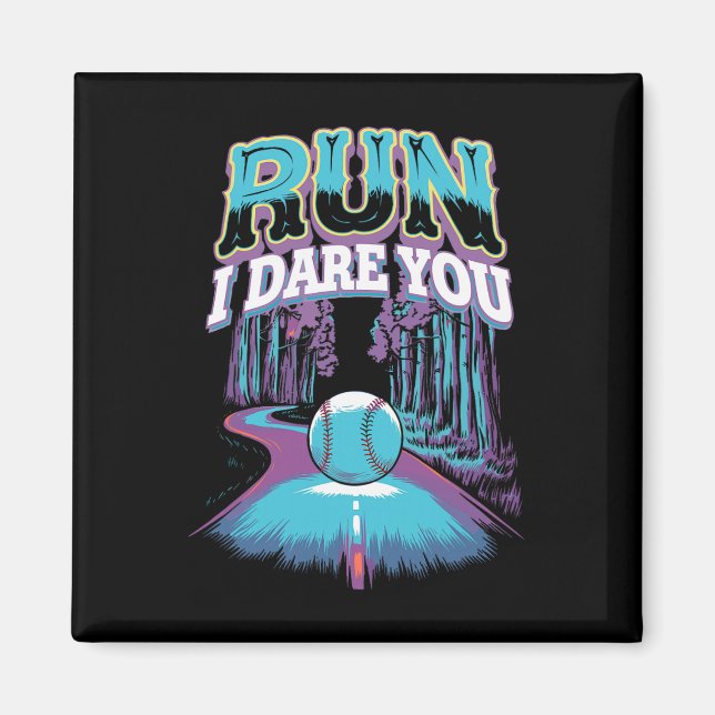 Softll Catcher Run I Dare You Design _1  Magnet (Front)