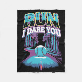 Softll Catcher Run I Dare You Design  Fleece Blanket