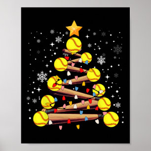 Softll Christmas Tree Light Xmas Softll Girls Kids Poster