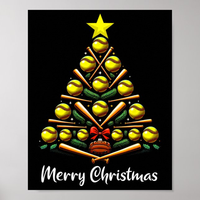 Softll Christmas Tree Lights Funny Softll Player X Poster (Front)