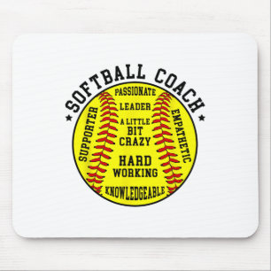 Softll Coach Appreciation Softll Coaching Mouse Mat