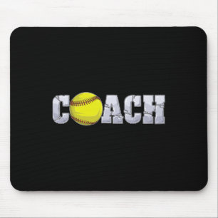 Softll Coach Coaching Istant Coach Softll Team Men Mouse Mat
