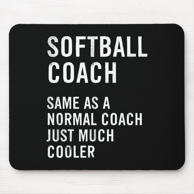 Softll Coach Definition Funny  Mouse Mat (Front)