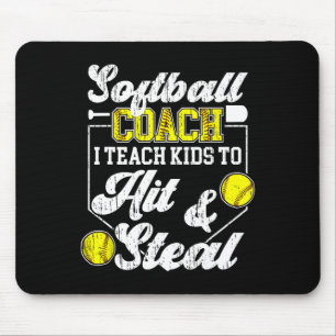 Softll Coach I Teach Kids Softll Coaching Mouse Mat