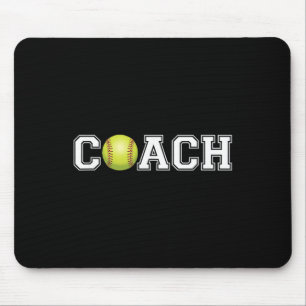 Softll Coach Shirt Sports Coaching Staff Head Coac Mouse Mat