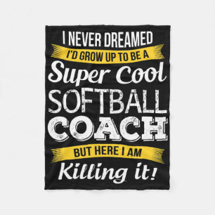 Softll Coach Shirt Thank You Appreciation Funny Gi Fleece Blanket