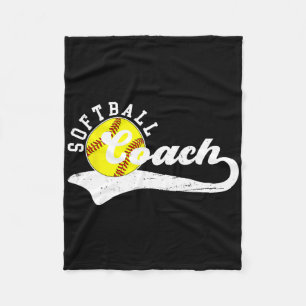Softll Coach Softll Coaching Best Softll Coach _1 Fleece Blanket