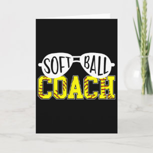 Softll Coach Softll Coaching Funny Softll Coach Card