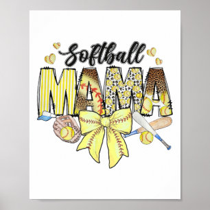 Softll Coquette Bow Softll Mom Mothers Day Softll Poster