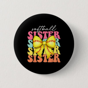Softll Coquette Bow Softll Mothers Day Softll Sist 6 Cm Round Badge