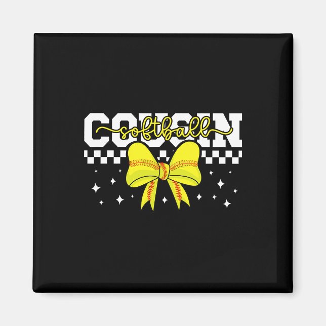 Softll Cousin Coquette Cousin Of A Softll Player C Magnet (Front)