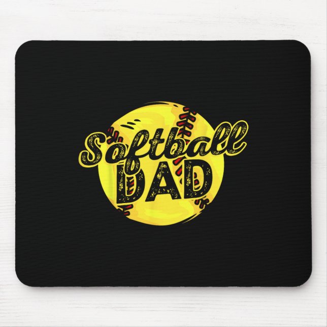 Softll Dad Daddy Fathers Day  Mouse Mat (Front)