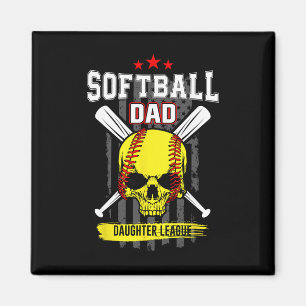 Softll Dad Daughter League Magnet