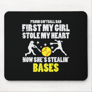 Softll Dad Girl Stole My Heart Stealing Ses Father Mouse Mat