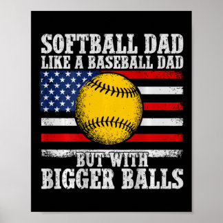 Softll Dad Like A Sell Dad But With Bigger Retro Poster