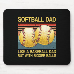 Softll Dad Like Sell Dad Funny Dad Fathers Day Men Mouse Mat
