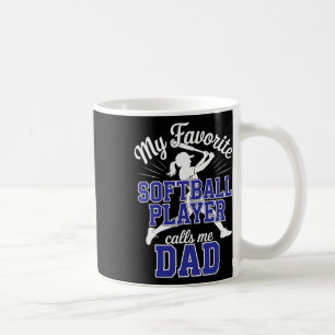 Softll Dad My Favorite Softll Daughter Daddy Navy Coffee Mug