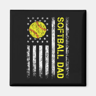 Softll Dad Shirt Mens Daddy Sport Lover American F Magnet