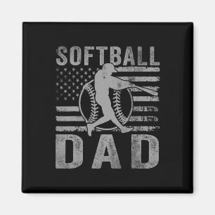 Softll Dad Usa American Flag Father's Day Men Magnet