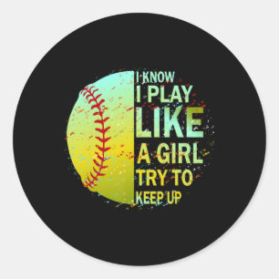 Softll For Girls Softll Classic Round Sticker