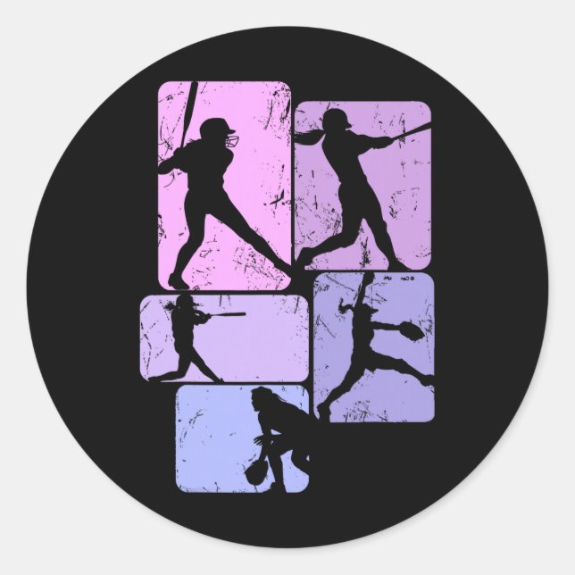 Softll Girl Kids Women Girls  Classic Round Sticker (Front)