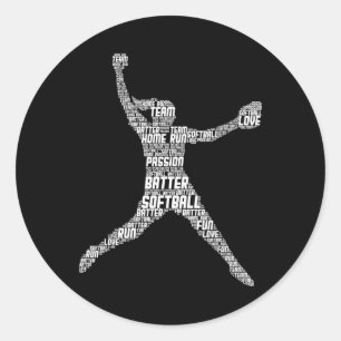 Softll Girls Women Kids _1  Classic Round Sticker