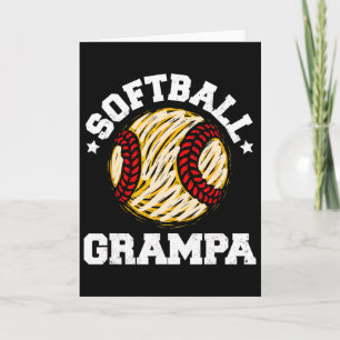 Softll Grampa Distressed Vintage Funny Grandpa Gam Card
