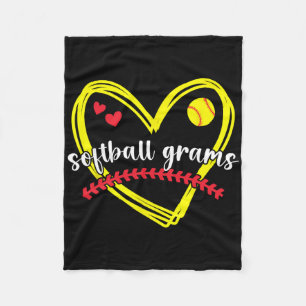 Softll Grams Heart Grandma Grams Of A Softll Playe Fleece Blanket