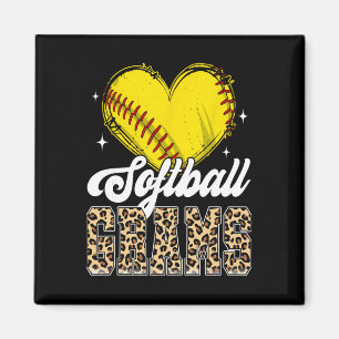 Softll Grams Heart Leopard Softll Player Lover Magnet