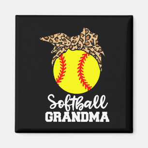 Softll Grandma Funny Leopard Grandma Magnet