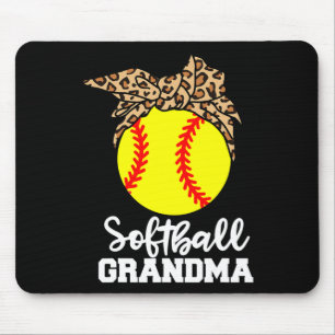 Softll Grandma Funny Leopard Grandma Mouse Mat