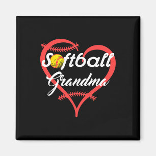 Softll Grandma Heart Proud Softll Grandmother Magnet