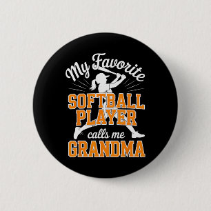 Softll Grandma My Favorite Softll Granddaughter Or 6 Cm Round Badge