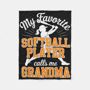 Softll Grandma My Favorite Softll Granddaughter Or Fleece Blanket