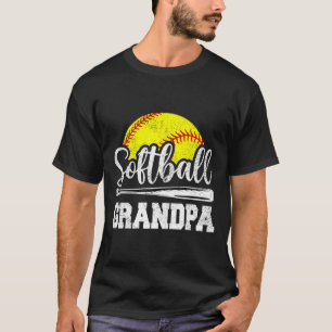 Softll Grandpa Softll Player Game Day Father&#; s T-Shirt