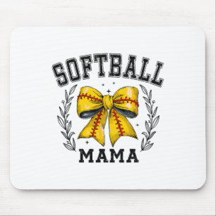 Softll Mama Coquette Bow Aesthetic Cute Softll Lov Mouse Mat