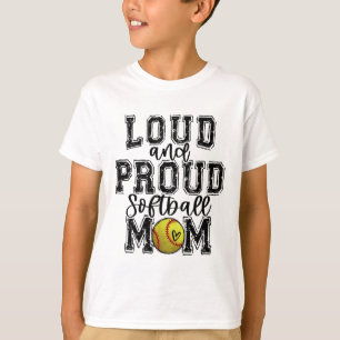 Softll Mum Loud Proud Softll Mama University Colle T-Shirt