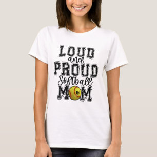 Softll Mum Loud Proud Softll Mama University Colle T-Shirt