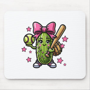 Softll Pickle Sports Girls Sell With Pink Bow Cute Mouse Mat