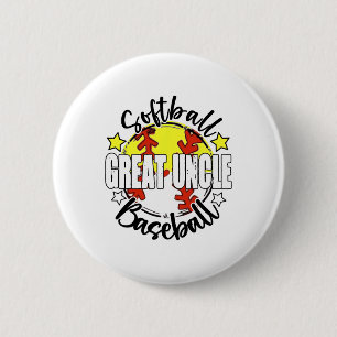 Softll Sell Great Uncle Funny Softll Sell Lover 6 Cm Round Badge