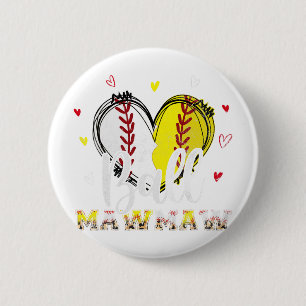 Softll Sell Mawmaw Ll Mawmaw Heart Mothers Day 6 Cm Round Badge