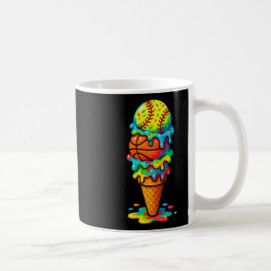 Softll Sketll Ice Cream Drip Colorful Summer Game Coffee Mug
