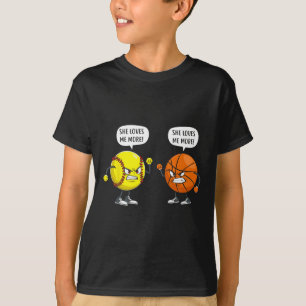 Softll Sketll She Loves Me More Women T-Shirt