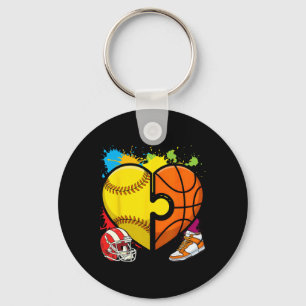 Softll Sketll - Sketll Dad Softll Mom Key Ring