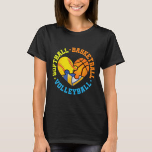 Softll Sketll Volleyll T-Shirt