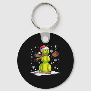Softll Snowman Softll Player Santa Hat Christmas F Key Ring