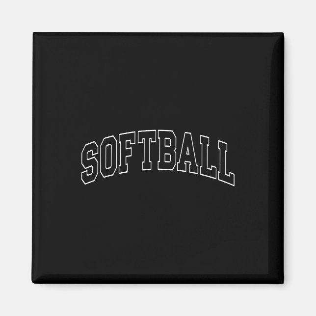 Softll - University Varsity College Campus Aesthet Magnet (Front)